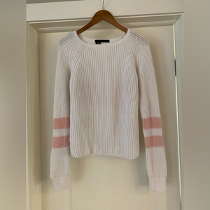 360 Sweater Pink Stripe Knit Sweater M‎